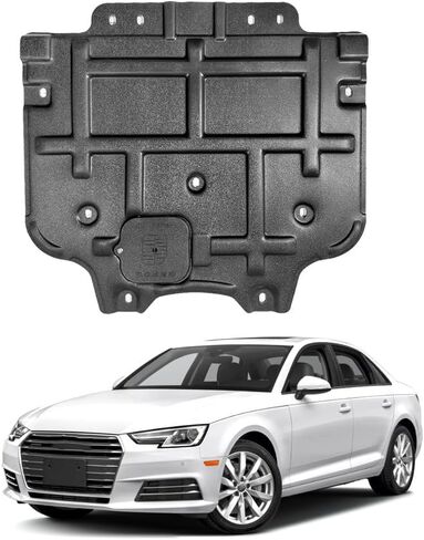 درع سبلاش المحرك الجديد مناسب لسيارة Audi A4 2017-2024 تحت غطاء المحرك متوافق مع S4 2018-2024 واقي المحرك مناسب لـ A5 S5 2017-2024 واقي علبة التروس للمحرك الأمامي in Kuwait