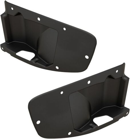 زوج أمامي للسائق والراكب، زوج من شبكة المصد الأسود، يناسب 18-26 Jeep Wrangler JL، 20-26 Gladiator للمصدات البلاستيكية مع حافة مزخرفة، CH1038243 CH1039243 6KL11RXFAA 6KL10RXFAA in Saudi Arabia