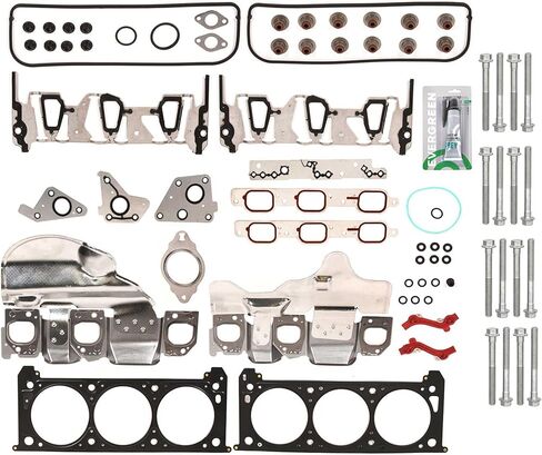 Evergreen SA-7308018944 Head Gasket Bolts Set Compatible with/for 06-11 Buick Chevrolet Pontiac Saturn 3.5 & 3.9 OHV 12V in Saudi Arabia