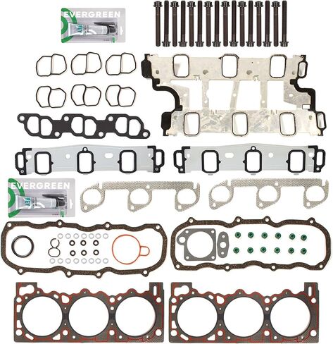 Evergreen SA-7308080873 Head Gasket Bolts Set Compatible with/for 97-00 Ford Explorer Ranger Aerostar Mazda 4.0 VIN X in Saudi Arabia