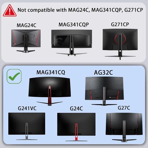 MAG341CQ VESA Mount Adapter Compatible with MSI Optix MAG341CQ, AG32C, AG32CQ, G24C, G27C, G27C2 Monitors. in Kuwait