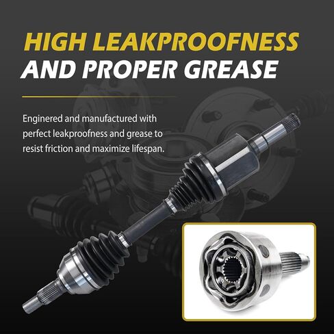 Front Right CV Axle for 2014-2018 Chevy Impala 2013-2015 Chevy Malibu 2016 Malibu Limited 2013-2019 Cadillac XTS 2011-2017 Buick Regal 2010-2016 Lacrosse 2010 Allure Replacement - 66-1513 in Kuwait