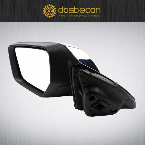 مرآة جانبية للسائق من Dasbecan متوافقة مع Chevy Impala 2014-2020، زجاج كهربائي قابل للطي يدويًا ومسخن مع إشارة الانعطاف، استبدال ذاكرة ضوء البركة 22936937PFM Chrome 12Pins in Saudi Arabia