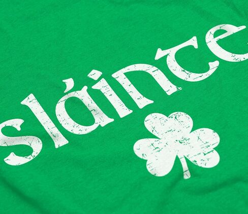 Slainte Irish Cheers Shirt Shamrock Graphic St Paddy Day T-Shirt Irish Pride in Saudi Arabia