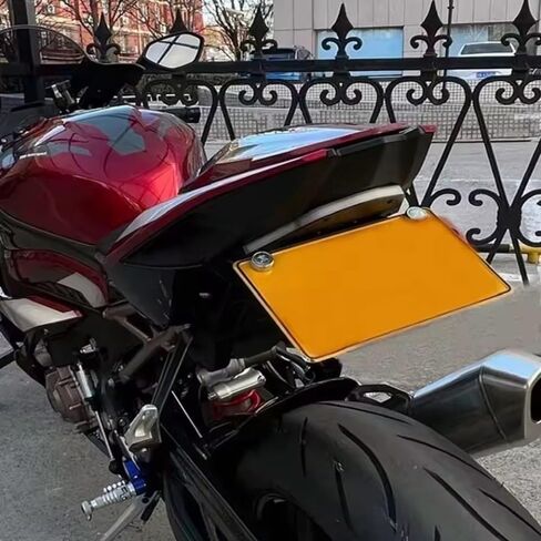 License Plate Holder Fender Eliminator Compatible with BMW S1000RR (2020-2024) License Plate Bracket Tailstock with Turn Signal S1000RR Tail Tidy Fender Eliminator Kit S1000RR License Plate Holder in Kuwait
