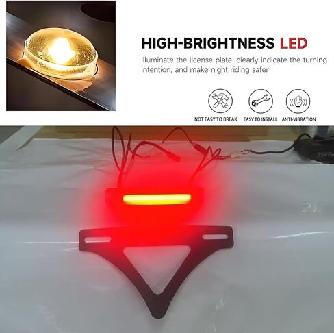 License Plate Holder Fender Eliminator Compatible with BMW S1000RR (2020-2024) License Plate Bracket Tailstock with Turn Signal S1000RR Tail Tidy Fender Eliminator Kit S1000RR License Plate Holder in Kuwait