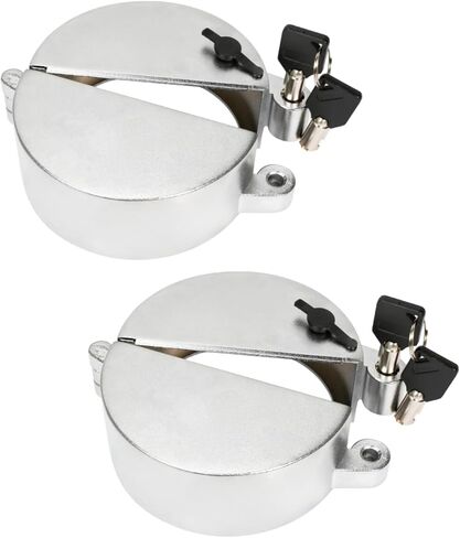 Upgrade Semi Truck Locking Fuel Cap Cover, with Two Keys, Fit for Kenworth, International, Mack, Volvo in Kuwait