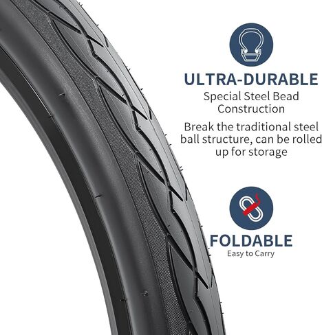 إطارات دراجة YunSCM مقاس 26 بوصة مقاس 26 × 1.25/32-559 وأنابيب دراجة مقاس 26 بوصة صمام شريدر متوافق مع إطارات وأنابيب الدراجة/الدراجات مقاس 26 × 1.25 (C-1762) in Saudi Arabia