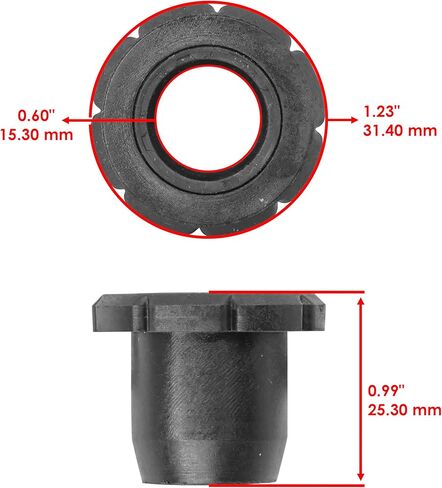 Caltric Control Arm Bushing Compatible with Polaris Scrambler XP 1000 2015-2021 Front and Rear 1543367 x16 in Saudi Arabia