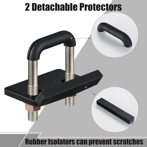 أداة ربط شديدة التحمل مضادة للخشخشة، متوافقة مع 1-1/4 و2 بوصة، مع عوازل مطاطية in Kuwait