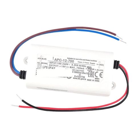 1pcs APC-12-700 700mA 12.6W Single-Output AC Voltage-Regulated Power Supply LED Driver in Saudi Arabia