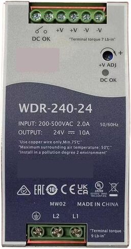 1pcs WDR-240 WDR-240-24 WDR-240-48 WDR 240 240W Power Supply(WDR-240-48) in Saudi Arabia
