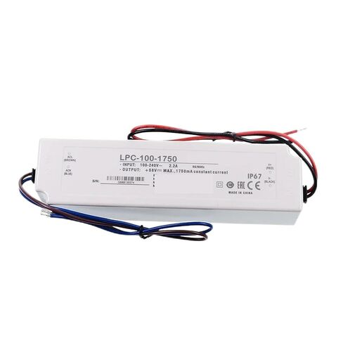1 قطعة LPC-100 100 واط إخراج واحد LED التيار الكهربائي 350mA 500mA 700mA 1050mA 1400mA 1750mA 2100mA(LPC-100-350) in Saudi Arabia