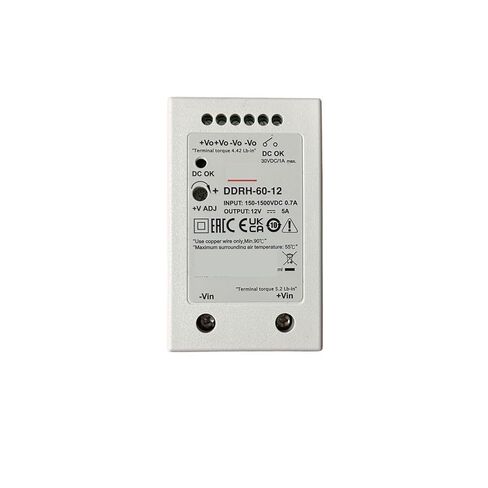 1 قطعة تحويل التيار الكهربائي DDRH-60 واسعة جدا المدخلات السكك الحديدية نوع DC-DC محول 5V12V24V48V in Saudi Arabia
