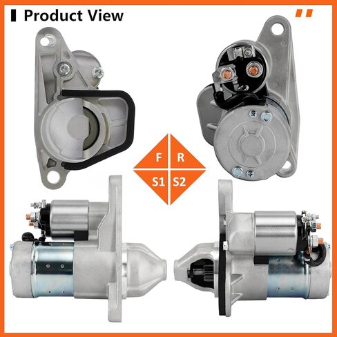 Starter Motor Replacement for Nissan Sentra 1.6L1.8L2.0L 07-19, for Versa1.8L 07-12, for NV200 2.0L13-21, for Juke 11-17,for Cube 09-14,for Chevrolet City Express 2.0L,-Replace#S114-902,17982,19317693 in Saudi Arabia