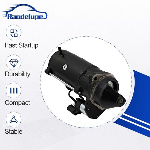 12V 9T 04131602 04606897 Starter Compatible with Deutz KHD TCD 2.9 TCD29 TD 2.9 TD 3.6 TCD 3.6 TCD36 AZE4282 IS1380 AZE4224 11132377 11132058 11.132.028 in Kuwait