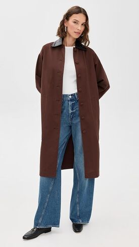 LE BOP Women's Karla Long Utility Barn Jacket in Saudi Arabia