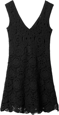 Desigual Women's Crochet Short Dress in Saudi Arabia