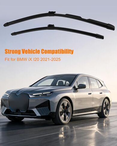 مجموعة شفرات مساحات الزجاج الأمامي والخلفي متوافقة مع BMW iX I20 2021 2022 2023 2024 2025، مع استبدال التدفئة 61615A0B571 in Kuwait