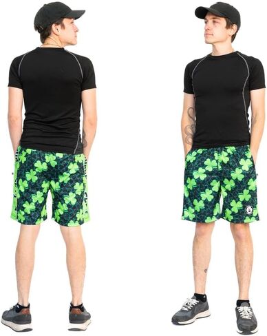 Flow Society Shamrock Flow Boys Mid-Length Shorts - Athletic - Basketball - Baseball - Hockey - Football - Lacrosse - Multi in Saudi Arabia