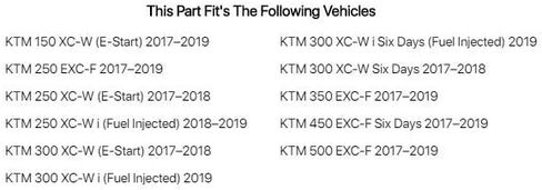 Acerbis Rear Fender 16 KTM برتقالي - يناسب: KTM 300 XC-W ستة أيام 2017-2018 in Saudi Arabia