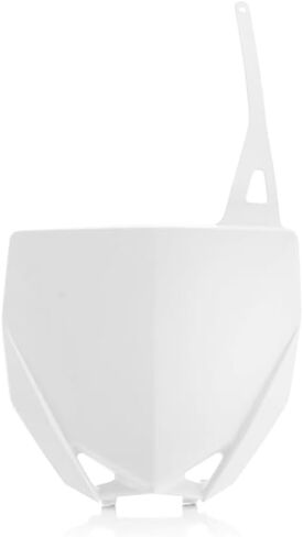 Acerbis Front Number Plate White Compatible with Yamaha YZ85/LW 2015-2026 - 2403030002 in Saudi Arabia