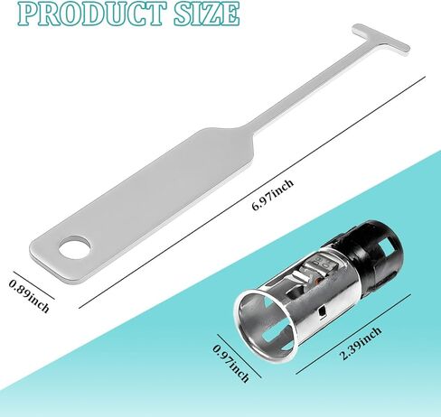 Car Cigarette Lighter Socket, OEM#56457 Vehicle Power Outlet Cigarette Socket with Removal Tool, Auto Lighter Plug Base Adapter Repair Kit, Compatible with Sierra Rainier Alero in Saudi Arabia