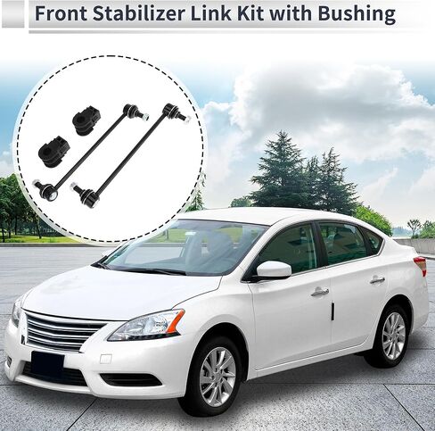 Front Stabilizer Bar Links with 2 Pcs Bushing for Nissan Sentra 2014-2018 Sway Bar Link Kits No.K750719/K200873 1 Set in Saudi Arabia