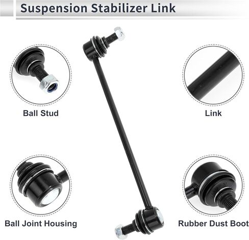 Front Stabilizer Bar Links with 2 Pcs Bushing for Nissan Sentra 2014-2018 Sway Bar Link Kits No.K750719/K200873 1 Set in Saudi Arabia
