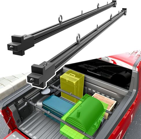 رف سرير الشاحنة متوافق مع 2022-2026 Ford Maverick Cargo Bar Cargo Support 2PCS بديل لملحقات Ford Maverick 2022-2026 in Saudi Arabia
