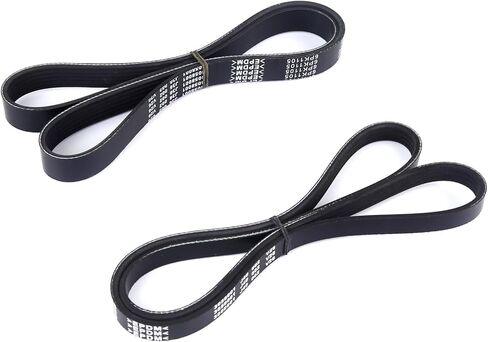 4PK1065 6PK1105 2X Serpentine Belt Fit for Honda 1998-2002 Accord 2.3L in Kuwait