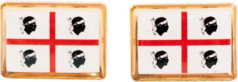 Sardinian Flag Cufflinks, Lapel Pins, Tie Bars, Earrings, Jewelry and Accessories in Kuwait