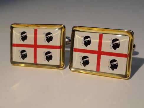 Sardinian Flag Cufflinks, Lapel Pins, Tie Bars, Earrings, Jewelry and Accessories in Kuwait