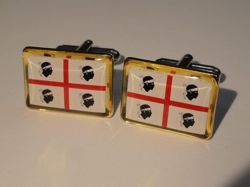 Sardinian Flag Cufflinks, Lapel Pins, Tie Bars, Earrings, Jewelry and Accessories in Kuwait