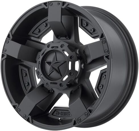 XD Series by KMC Wheels XD811 ROCKSTAR II Matte Black Wheel Chromium (hexavalent compounds) (18 x 9. inches /5 x 114 mm, 30 mm Offset) in Saudi Arabia