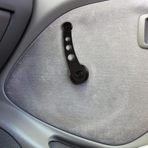 Veemoon 1 نافذة السواعد مجموعة مقبض نافذة السيارة سبائك الألومنيوم نافذة كرنك مقبض عالمي نافذة السيارة مقبض استبدال الباب الملحقات- نافذة بابية مقبض كرنك (4.3 × 1.7 × 1.46 بوصة) in Kuwait