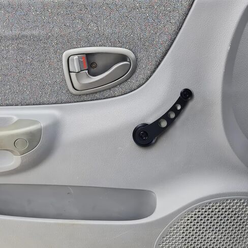 Veemoon 1 نافذة السواعد مجموعة مقبض نافذة السيارة سبائك الألومنيوم نافذة كرنك مقبض عالمي نافذة السيارة مقبض استبدال الباب الملحقات- نافذة بابية مقبض كرنك (4.3 × 1.7 × 1.46 بوصة) in Kuwait