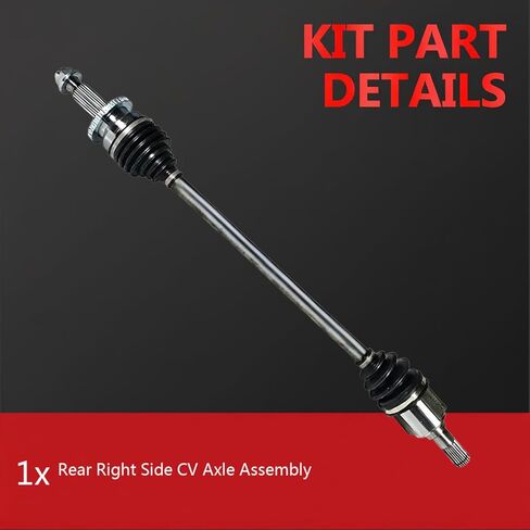 CV Axle Shaft Assembly Compatible with Hyundai Santa Fe 2019-2020 2.4L L4, Hyundai Santa Fe XL 2019 3.3L V6, Hyundai Santa Fe Sport 2013-2018 2.0L L4 Rear Right Side CV Axles Joint in Saudi Arabia