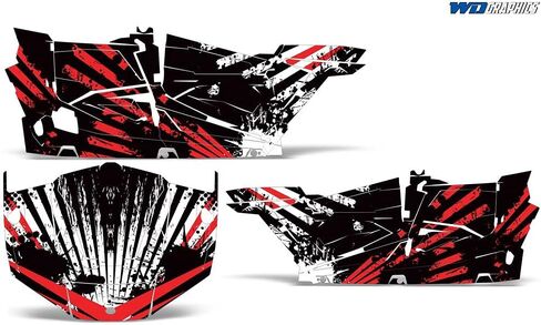 UTV Graphics kit Sticker Decal Compatible with Polaris RZR 1000 XP 4-Door 2013-2016 - Off Road Race in Kuwait