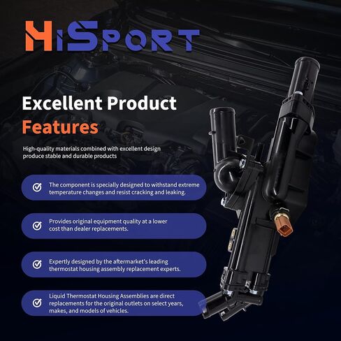 مجموعة مبيت منظم حرارة مبرد المحرك HiSport 25600-2G545 25600-2G540 متوافقة مع Hyundai Sonata 2011-2014 Santa Fe Sport 2013-2014 لكيا أوبتيما 2011-2013 سبورتاج 2011-2013 2.0L L4 in Saudi Arabia