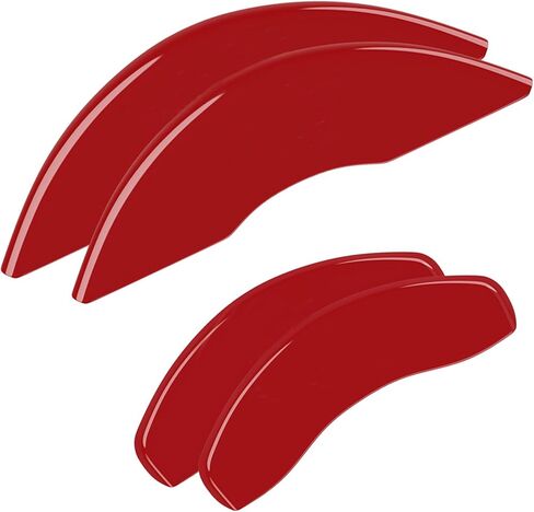 أغطية فرجار MGP - أغطية فرجار الفرامل 2015-2020 جي إم سي يوكون، يوكون XL 2018-2020 سييرا 1500 - المجموعة الأمامية والخلفية - أحمر in Saudi Arabia