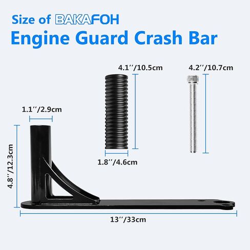 Motorcycle Engine Guard Crash Bars Falling Protectors Highway Foot Rests for Indian Scout Bobber 2015-2024 Accessories(Glossy Black Style) in Saudi Arabia