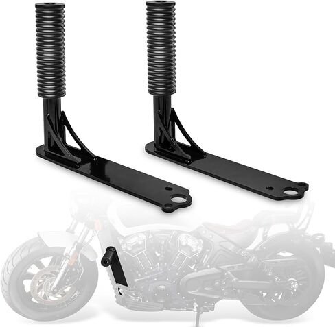 Motorcycle Engine Guard Crash Bars Falling Protectors Highway Foot Rests for Indian Scout Bobber 2015-2024 Accessories(Glossy Black Style) in Saudi Arabia