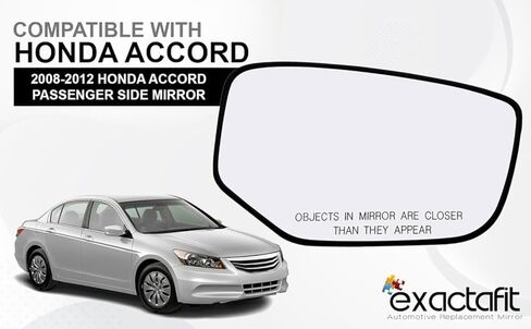 Passenger Side Non-Heated Mirror Glass with Backing Plate For 2008 2009 2010 2011 2012 Honda Accord Sedan Right Door Mirrors HO1325110 76203TA0A01 HO09GR in Saudi Arabia