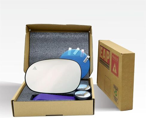 EAP Driver Side Mirror Glass Compatible with Dodge Challenger 2008-2023, Heated with Blind Spot, 68252725AB in Saudi Arabia