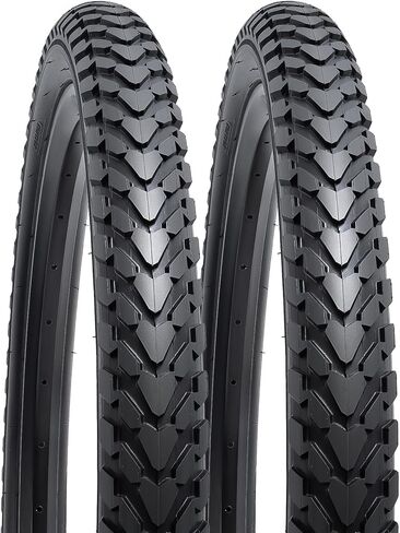 إطارات دراجة YUNSCM 26 بوصة 26 × 2.125/57-559 60TPI و26 بوصة صمام شريدر لأنابيب الدراجة مع شريطين حافة متوافق مع الدراجة الجبلية 26x2.10 26x2.125 26x2.20 26x2.25 إطارات وأنابيب الدراجات (Y-1164) in Saudi Arabia