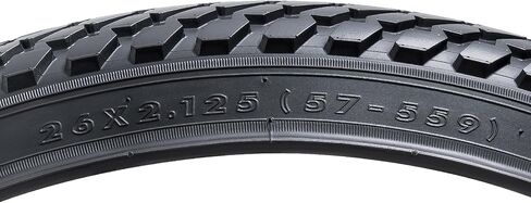 إطارات دراجة YUNSCM 26 بوصة 26 × 2.125/57-559 60TPI و26 بوصة صمام شريدر لأنابيب الدراجة مع شريطين حافة متوافق مع الدراجة الجبلية 26x2.10 26x2.125 26x2.20 26x2.25 إطارات وأنابيب الدراجات (Y-1164) in Saudi Arabia