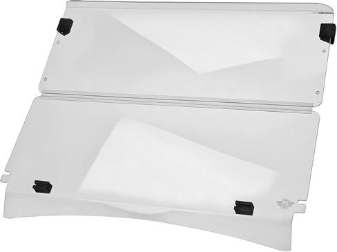 RM Cart Route 66 AS4 DOT-Approved Golf Cart Windshield | Fits EZGO TXT 2014 & Up | 5mm Premium Durable Acrylic, Fold-Down Clear Design | Direct-Fit, Non-Fade & Shatter Resistant in Kuwait