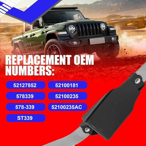 SMMS 52100235AC 2 قطعة أشرطة خزان الوقود مع كتل بلاستيكية لسيارة جيب رانجلر 1997-2006، استبدل OE: 578-339 ST339 52100181 52100235 in Saudi Arabia