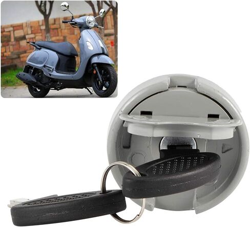 Gas Cap with Keys Motorcycle Gas Cap Fuel Tank Oil Cover Locking Gas Cap for Scooter GY6 4-Stroke TAOTAO 50cc RUCKUS ROKETA GIOVANNI BAJA VERUCCI VIAGGIO in Kuwait